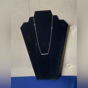 Fashion jewelry gold necklace with gold bar. Brand new perfect condition